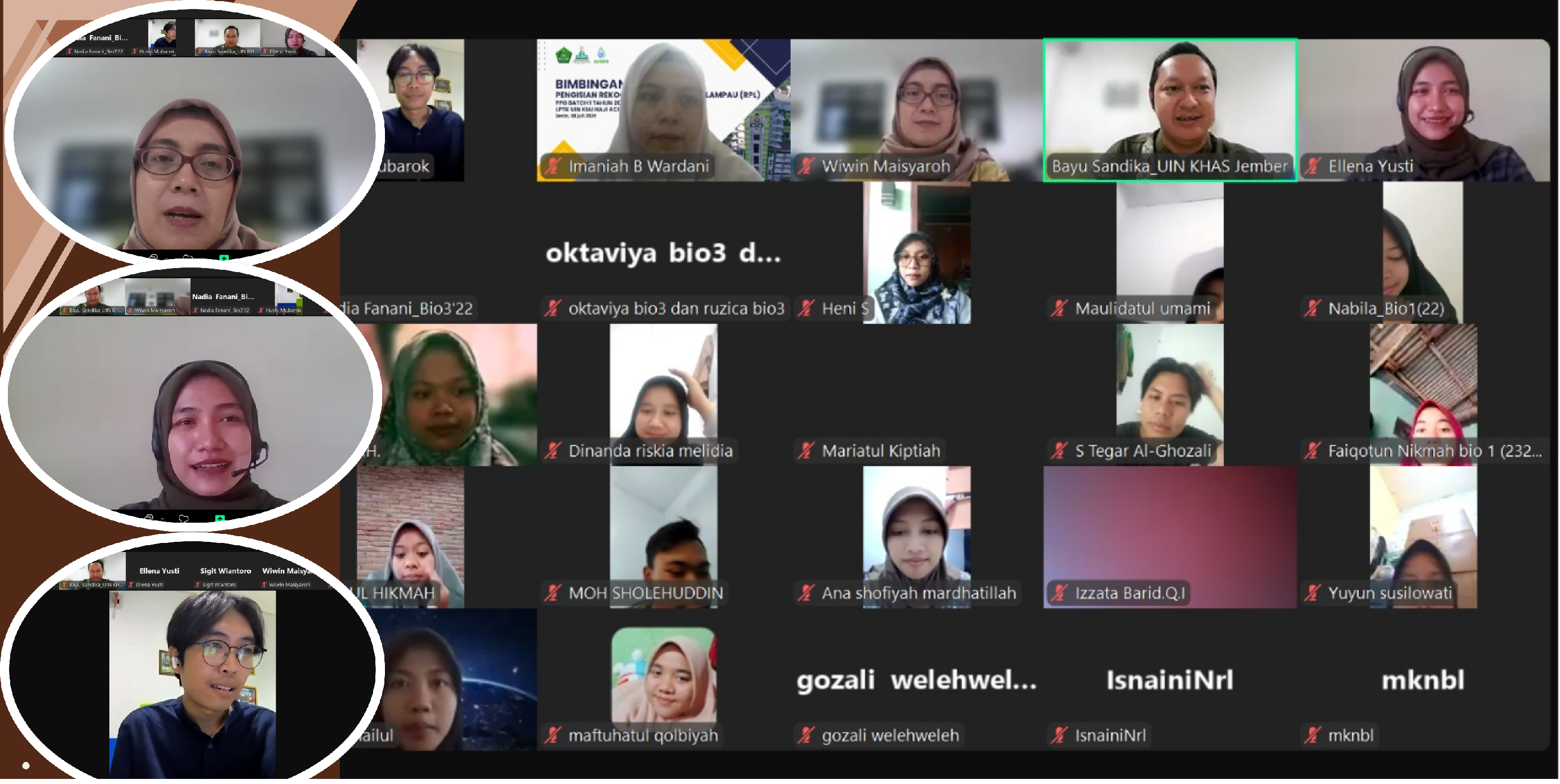 Kuliah Tamu Tadris Biologi UIN KHAS Jember Bahas Peran Kelelawar dalam Ekosistem